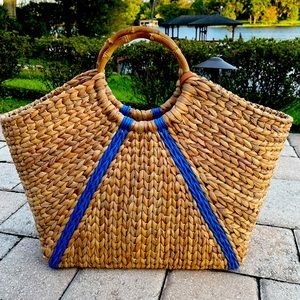 JMcLaughlin Straw Tote NWOT